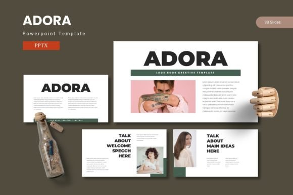 Adora - Powerpoint Template: Elevate Your Presentations with Style and Substance