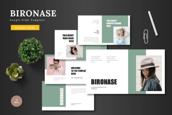Bironase - Google Slide Template: A Versatile Tool for Professional and Personal Presentations