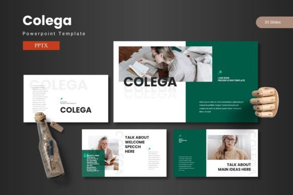 Colega - PowerPoint Template: Elevate Your Presentations with Style and Substance