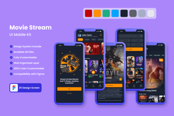 Fitness App Mobile UI KIT