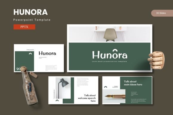 Hunora PowerPoint Template: Elevate Your Presentations with Style and Simplicity