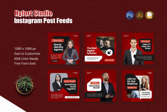 Hyfort Studio - Instagram Post: A Versatile Design Template for Engaging Content