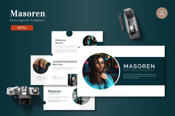 Master Your Presentations with Masoren - Powerpoint Template