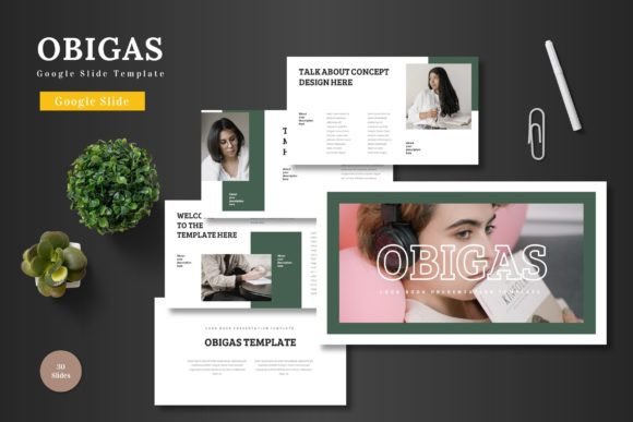Obigas - Google Slide Template: A Versatile Tool for Every Presentation Need