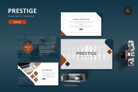 Prestige - Powerpoint Template: Elevate Your Presentations with Style and Substance