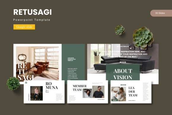 Retusagi - Google Slide Template: A Powerful Tool for Modern Presentations