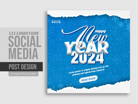 Winter New Year Social Media Post: A Creative Tool for Every Business