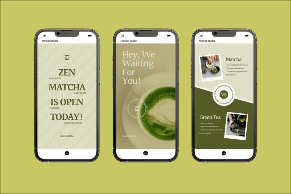 Zen Matcha - Instagram Story